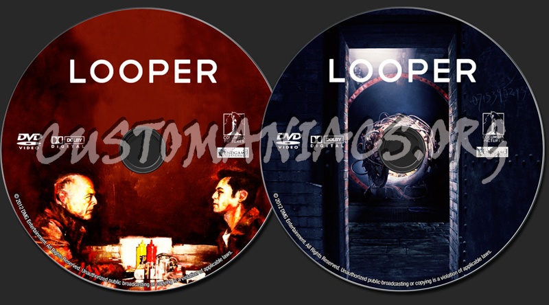 Looper dvd label