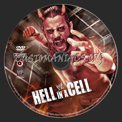 WWE Hell in a Cell dvd label