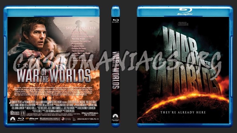 War of the Worlds blu-ray cover