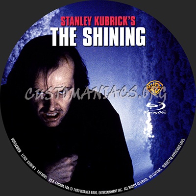 The Shining blu-ray label