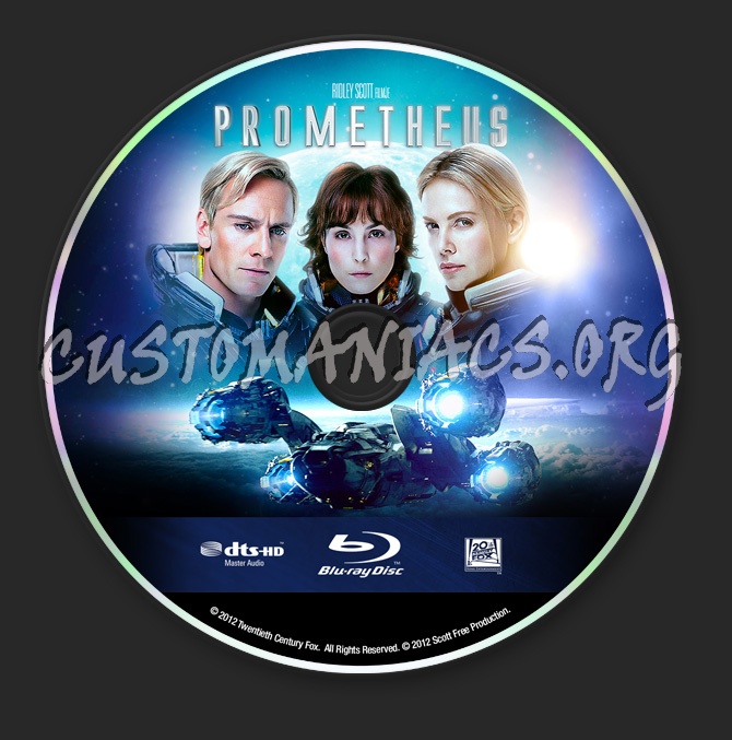 Prometheus blu-ray label