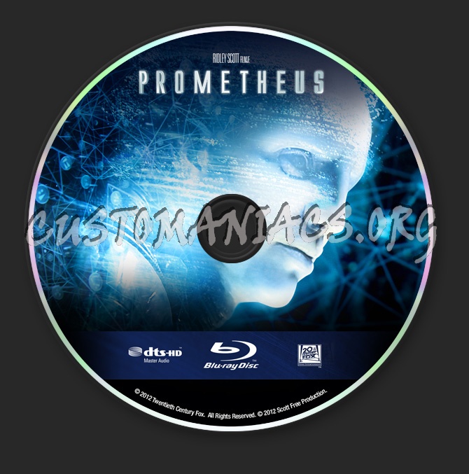 Prometheus blu-ray label