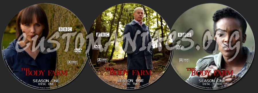 The Body Farm - Season 1 dvd label