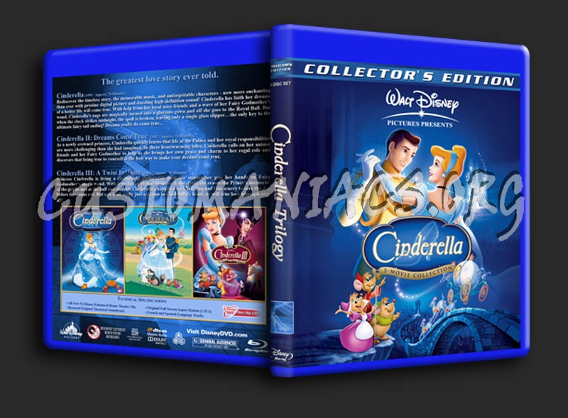 Cinderella Trilogy blu-ray cover