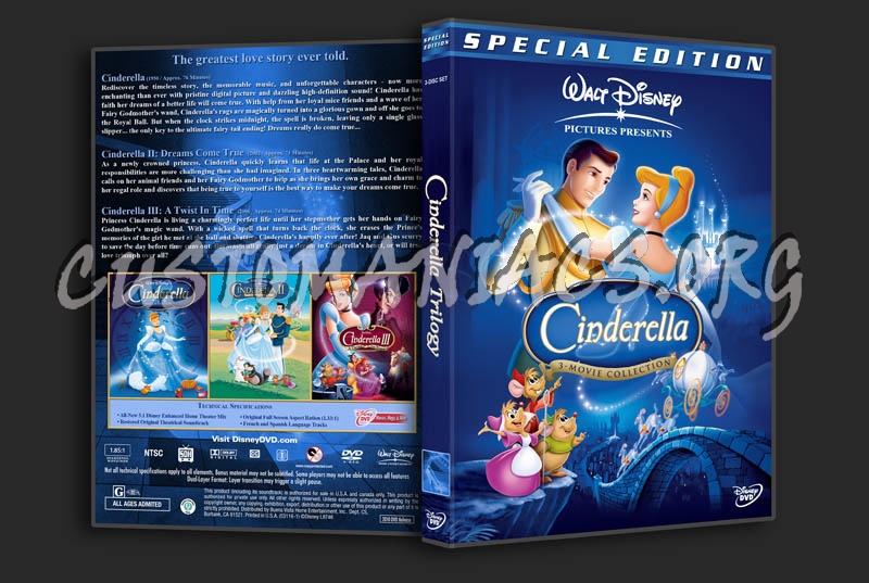 Cinderella Trilogy dvd cover