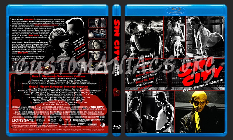 Sin City blu-ray cover