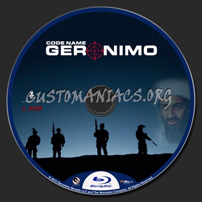 Code Name Geronimo blu-ray label