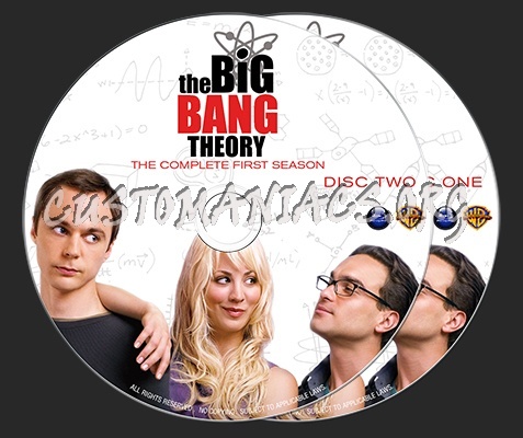 The Big Bang Theory : The Complete First Season (2007) blu-ray label