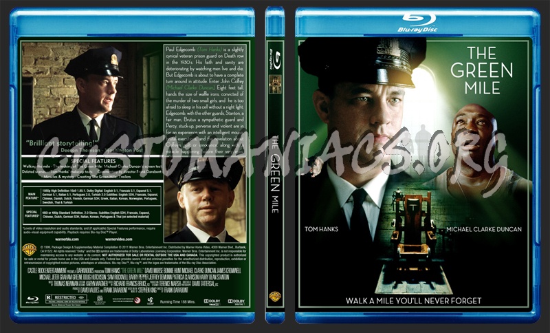 The Green Mile blu-ray cover