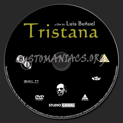 Tristana dvd label