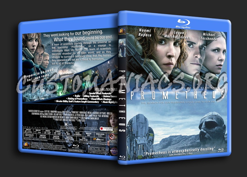 Prometheus blu-ray cover