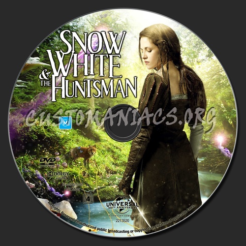 Snow White and the Huntsman dvd label