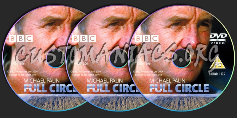 Michael Palin Full Circle dvd label