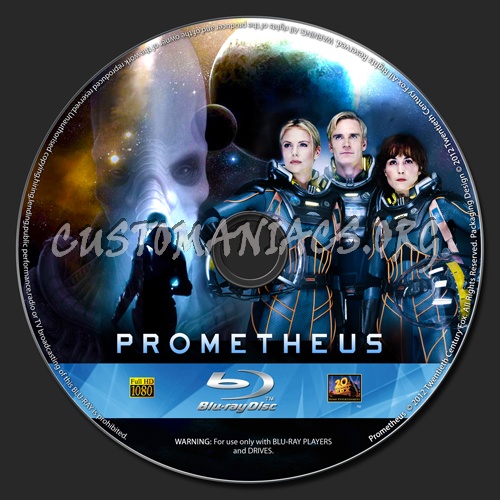 Prometheus blu-ray label