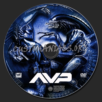 Alien vs Predator dvd label