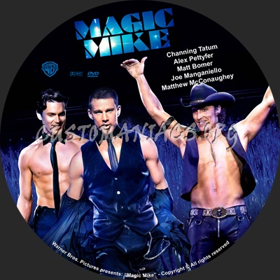 Magic Mike dvd label