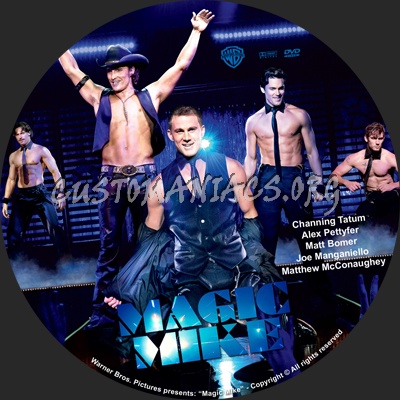 Magic Mike dvd label