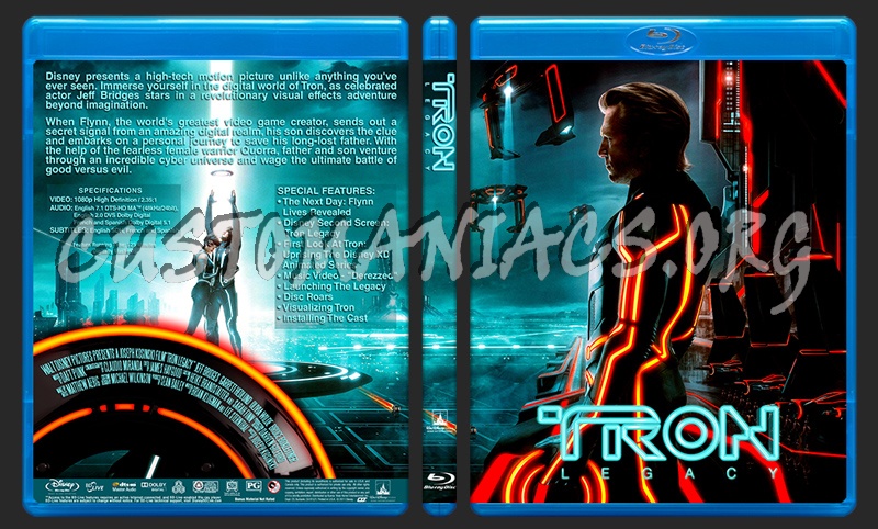 Tron Legacy blu-ray cover