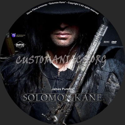 Solomon Kane dvd label