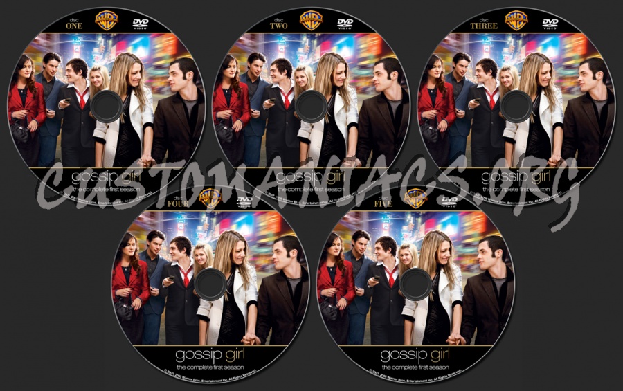 Gossip Girl Season One dvd label