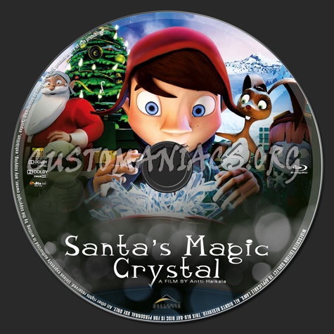 Santa's Magic Crystal blu-ray label