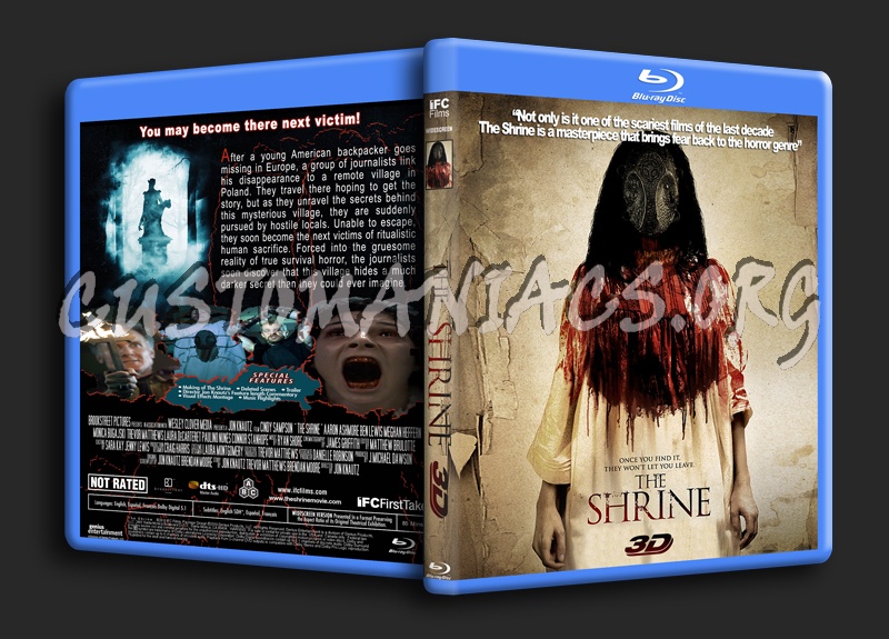 The Shrine 3D blu-ray cover