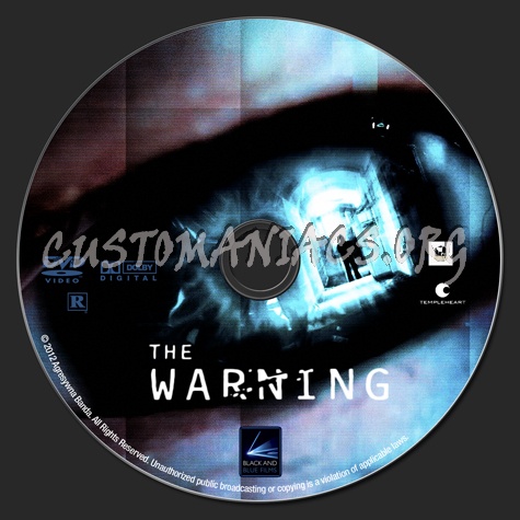 The Warning dvd label