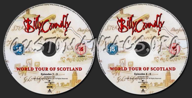 Billy Connolly World Tour of Scotland dvd label