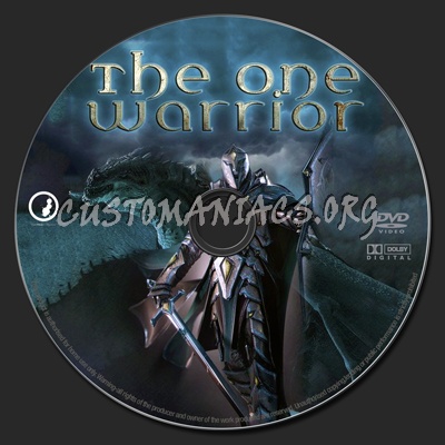 The One Warrior dvd label