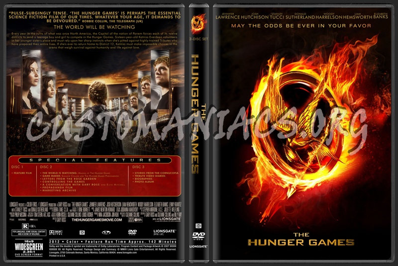 Hunger Games 3-Disc Edition dvd cover