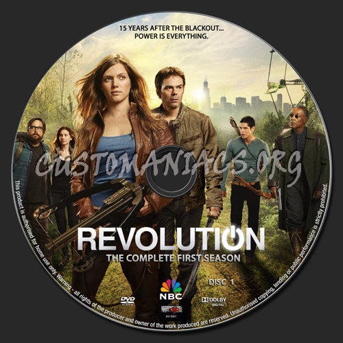 Revolution Season 1 dvd label