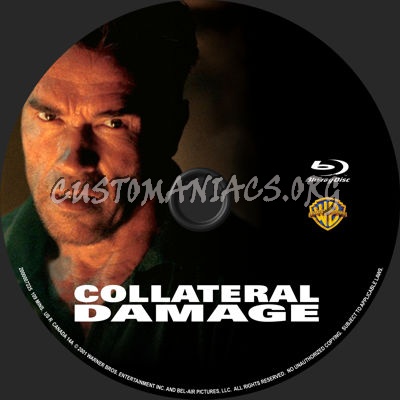 Collateral Damage blu-ray label