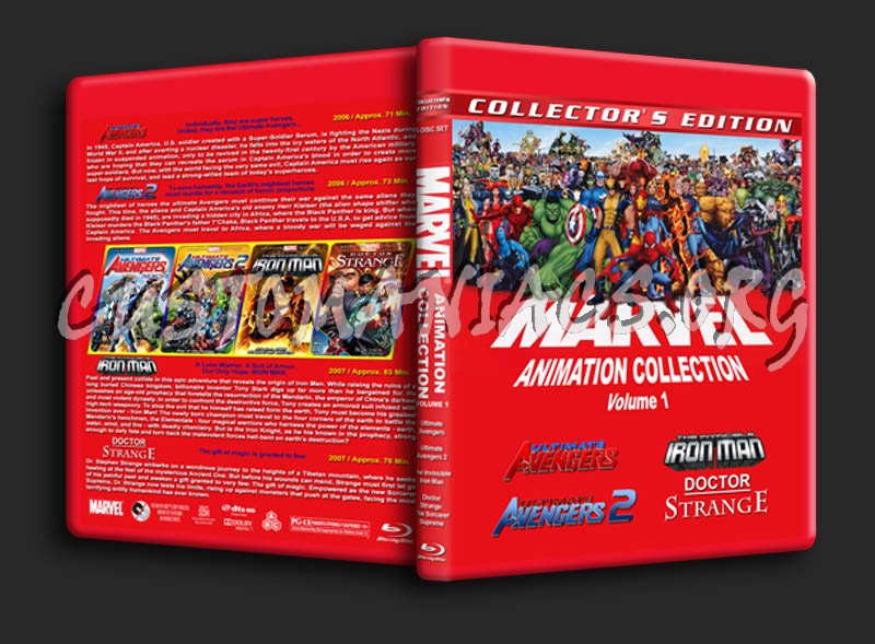 Marvel Animation Collection - Volume 1 blu-ray cover