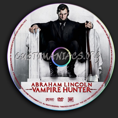 Abraham Lincoln Vampire Hunter dvd label