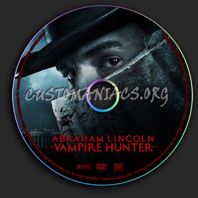 Abraham Lincoln Vampire Hunter dvd label