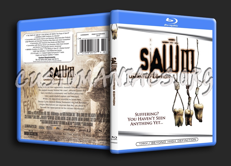 Saw III blu-ray cover