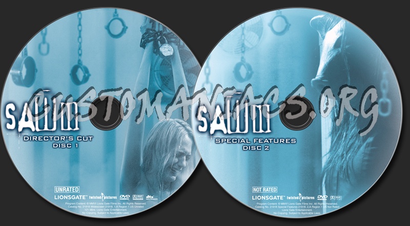 Saw III dvd label