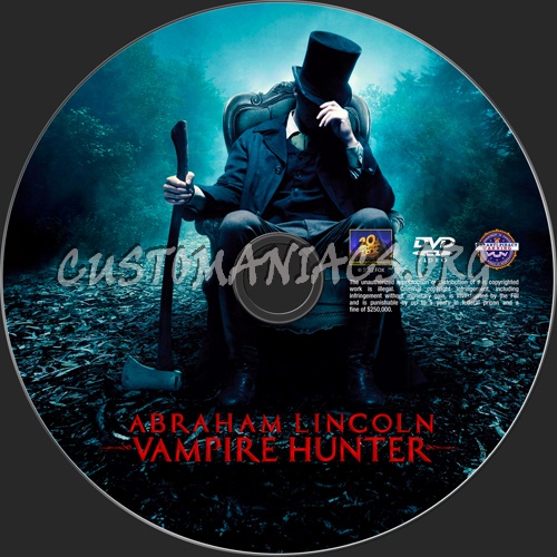 Abraham Lincoln: Vampire Hunter dvd label