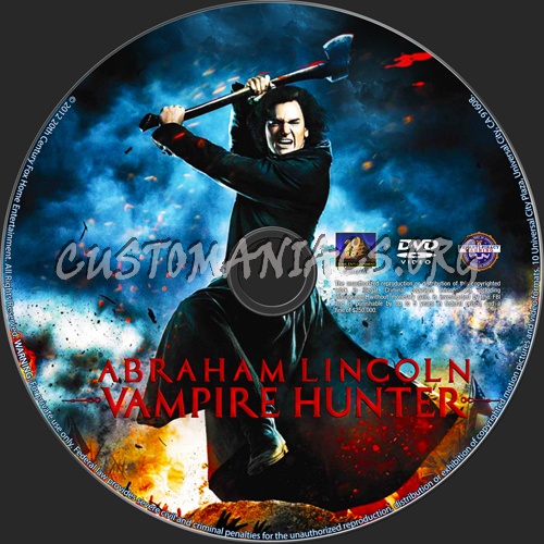 Abraham Lincoln: Vampire Hunter dvd label