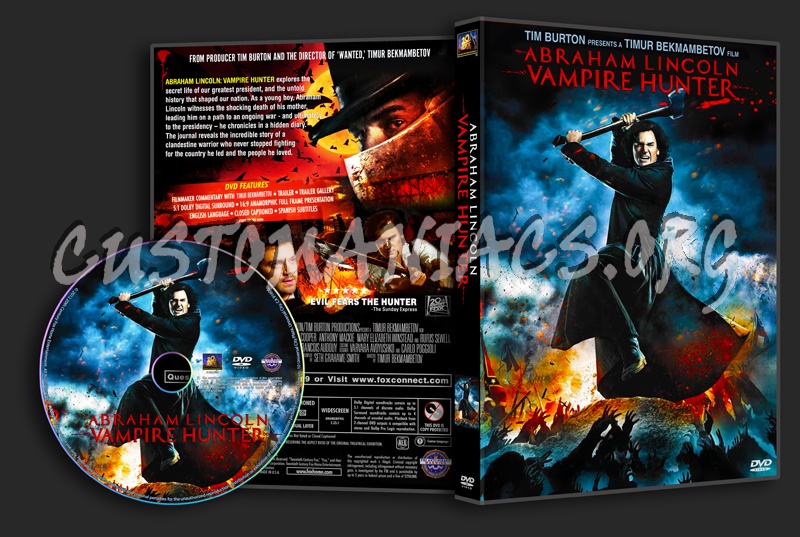 Abraham Lincoln: Vampire Hunter dvd cover