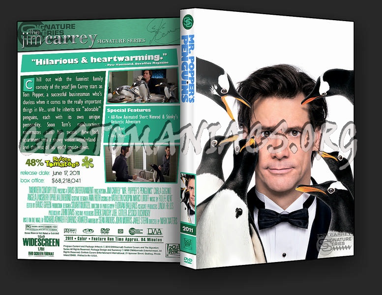 Mr. Popper's Penguins dvd cover