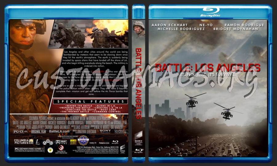 Battle Los Angeles blu-ray cover