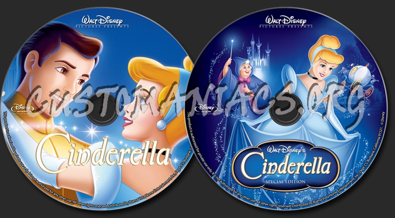 Cinderella blu-ray label