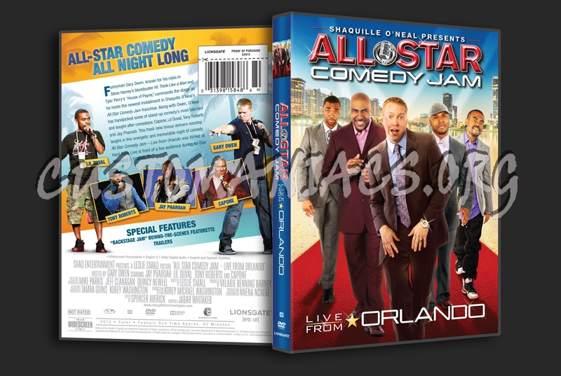 Shaquille O'Neal Presents Allstar Comedy Jam Live From Orlando dvd cover