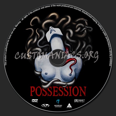 Possession dvd label