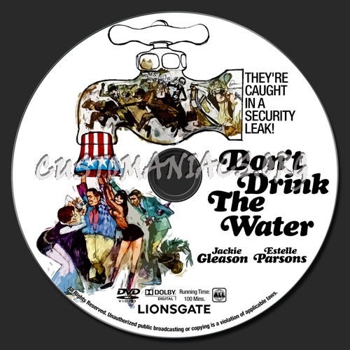 Don't Drink The Water dvd label