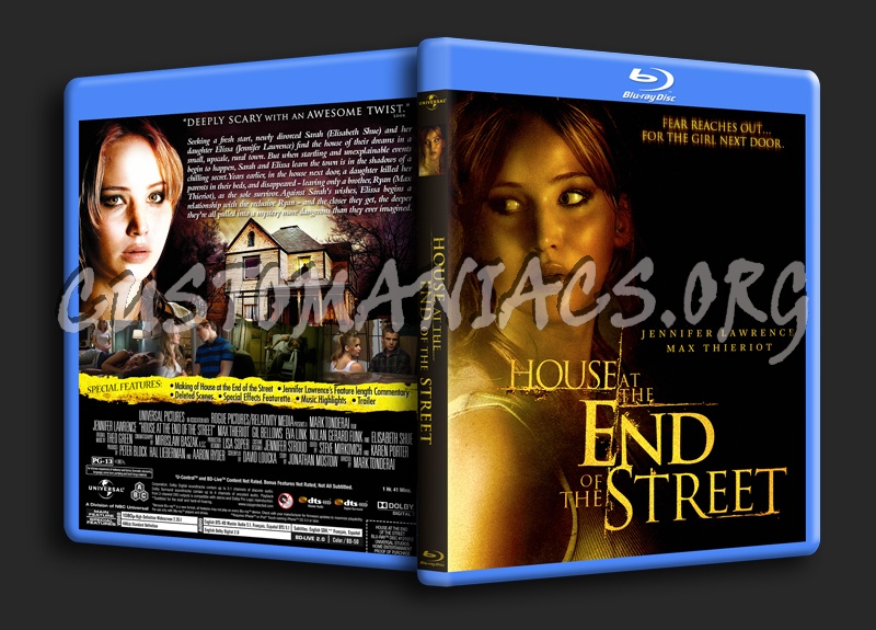 House at the End of the Street blu-ray cover