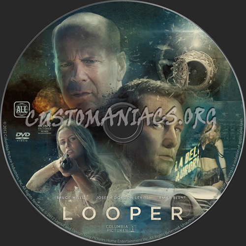 Looper dvd label