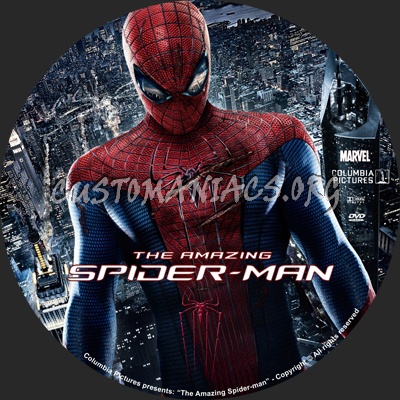 The Amazing Spider-man dvd label