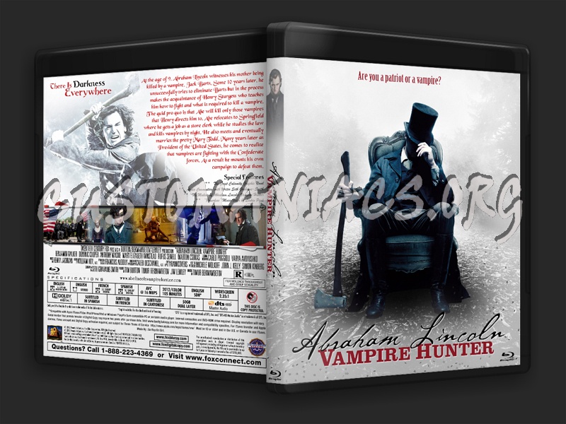 Abraham Lincoln Vampire Hunter blu-ray cover